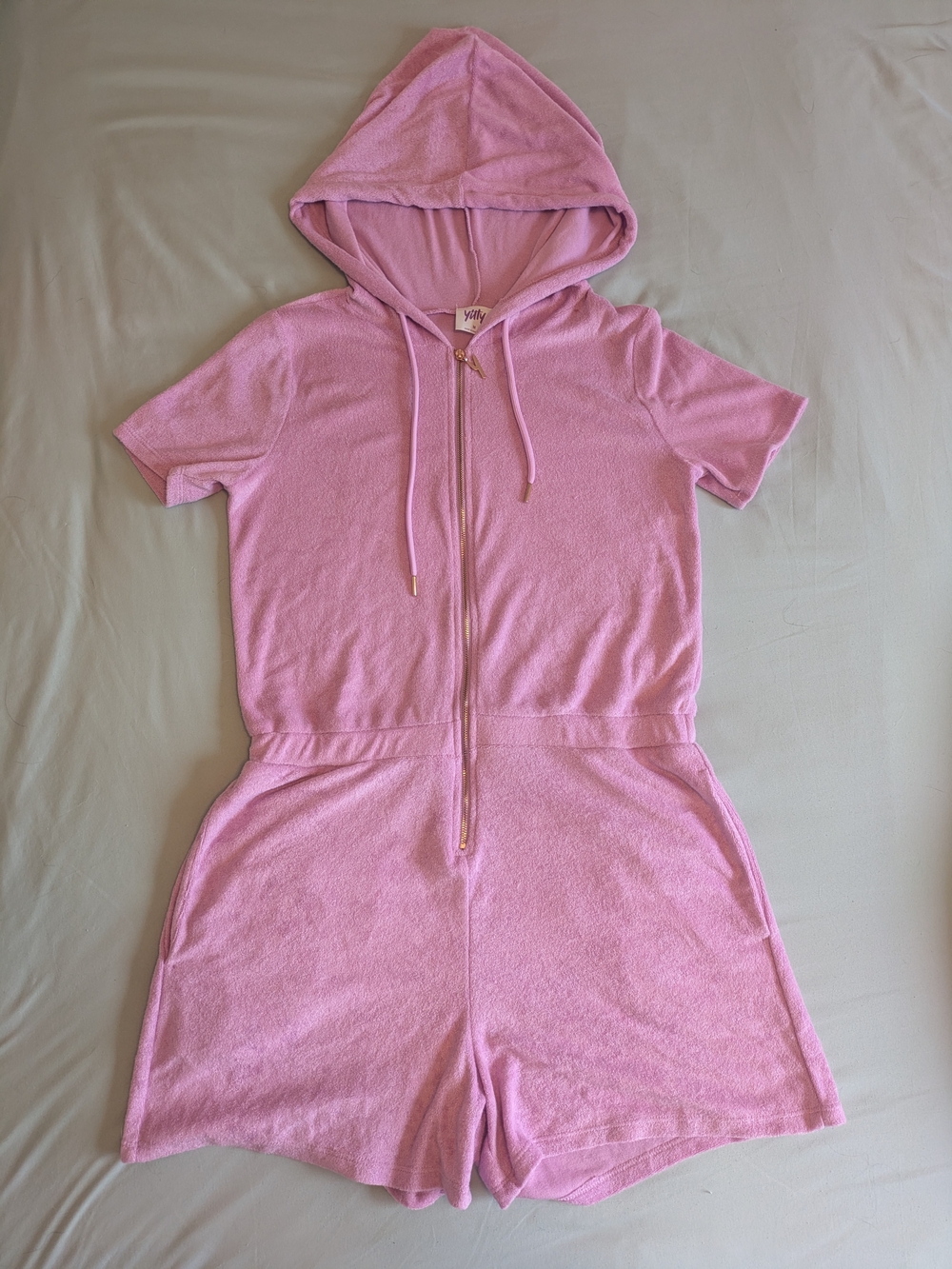 Women’s Pink Zip-Up Hoodie Jacket - Picture 2 of 13